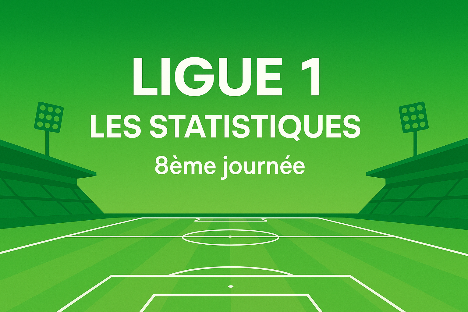 La 8ᵉ journée de Ligue 1 en chiffres :