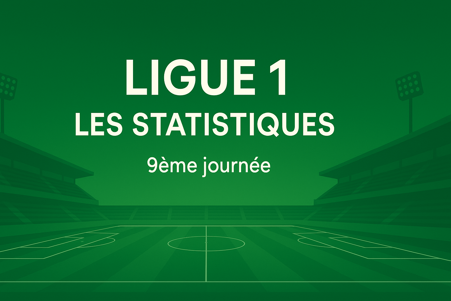 La 9ᵉ journée de Ligue 1 en chiffres :