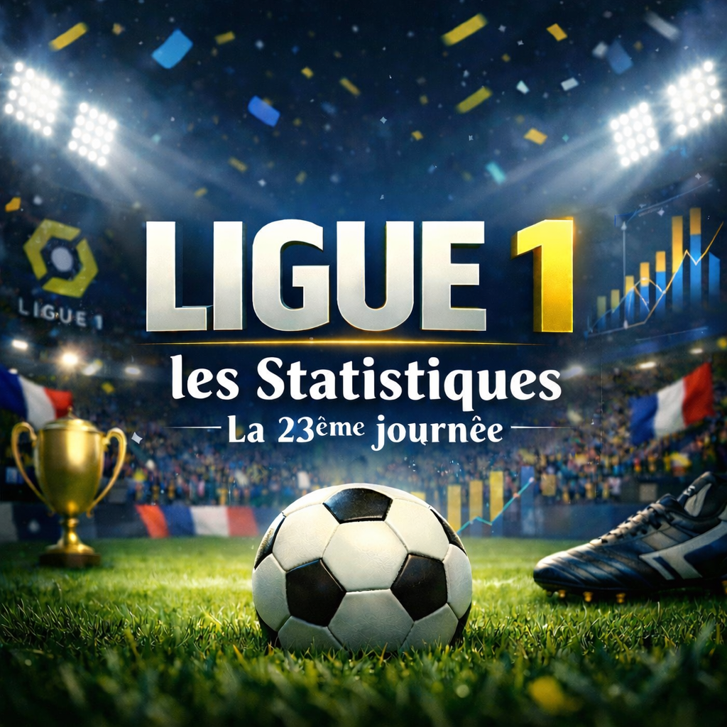 La 23ᵉ journée de Ligue 1 en chiffres :