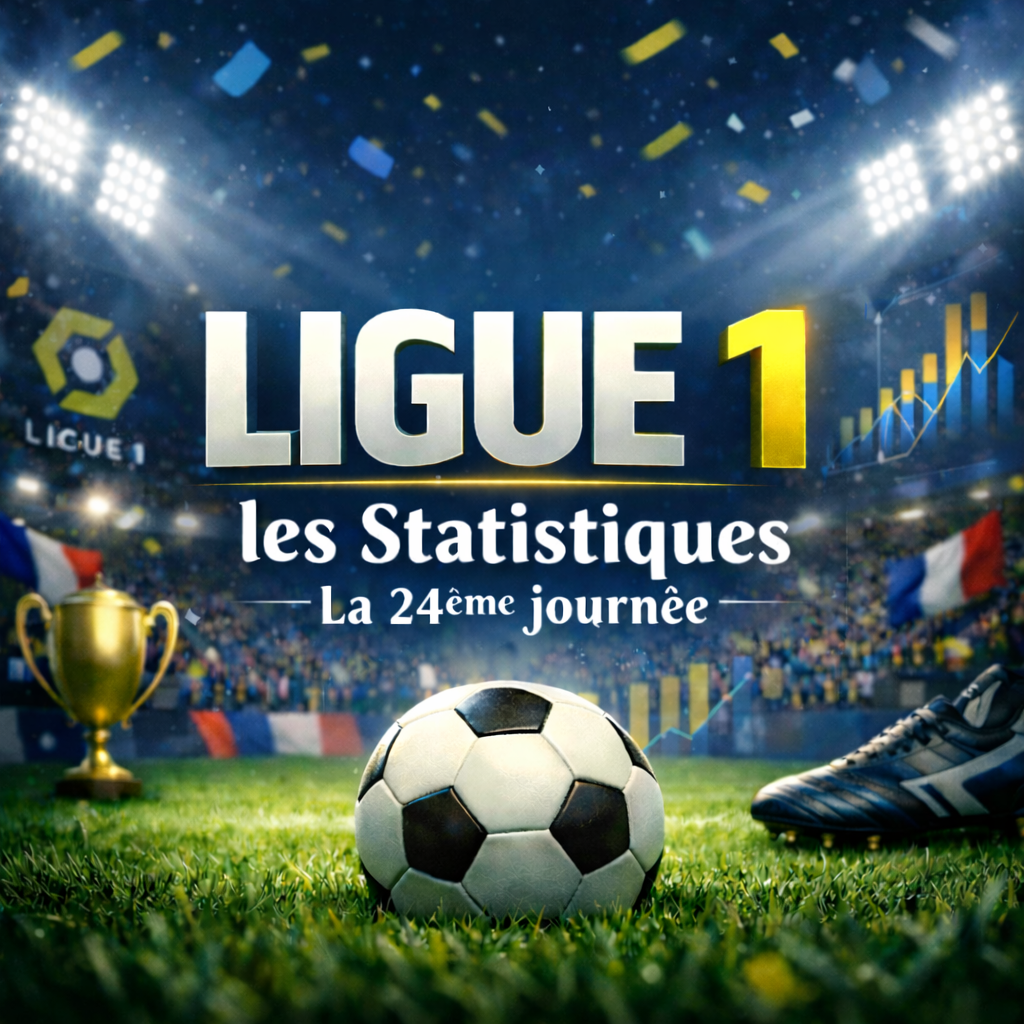 La 24ᵉ journée de Ligue 1 en chiffres :