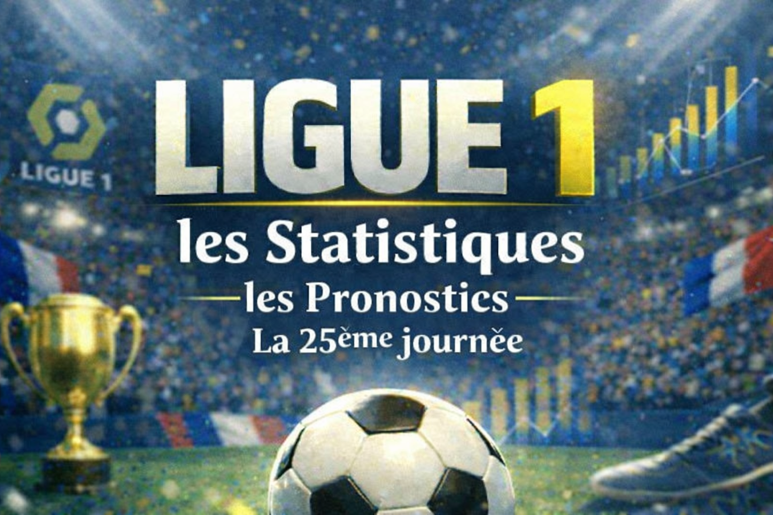 La 25ᵉ journée de Ligue 1 en chiffres :